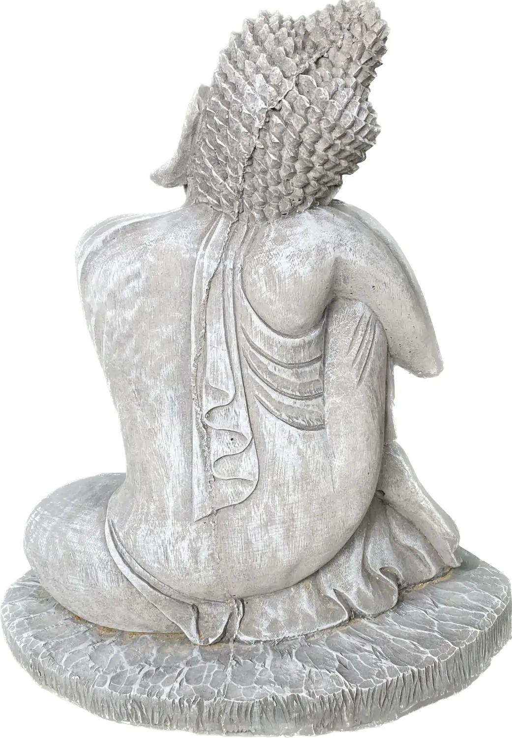  Product image 8 of the product “Vivit - Buddha relax - right knee is up, 45 cm H | cast stone ”